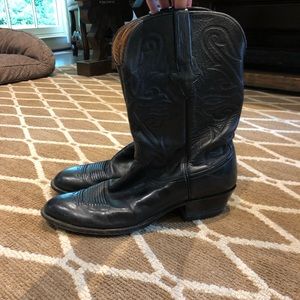 Authentic Men’s Lucchese Boots - black, size 14